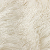 Rowan Faux Fur Throw Ecru 130 x 175cm - image 4