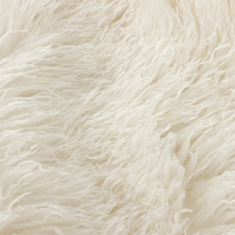 Rowan Faux Fur Throw Ecru 130 x 175cm - image 4