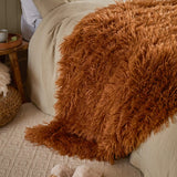 Rowan Faux Fur Throw Ginger 130 x 175cm - image 2