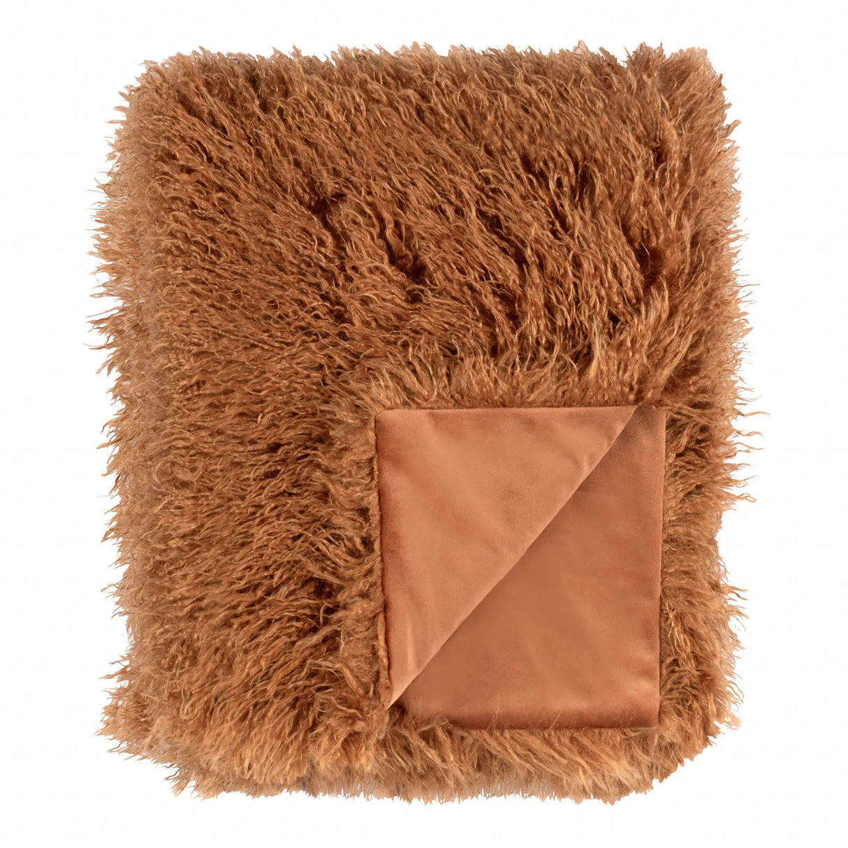 Rowan Faux Fur Throw Ginger 130 x 175cm - image 5