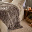Rowan Faux Fur Throw Mocha 130 x 175cm - image 1