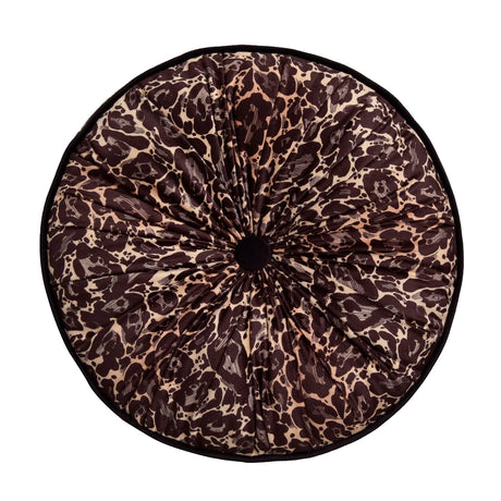 Roxy Round Pleat Gold Round Filled Cushion 40cm - product image 2