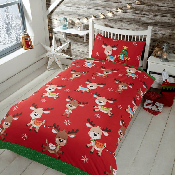 Rudolph & Friends Christmas Duvet Set - Ideal
