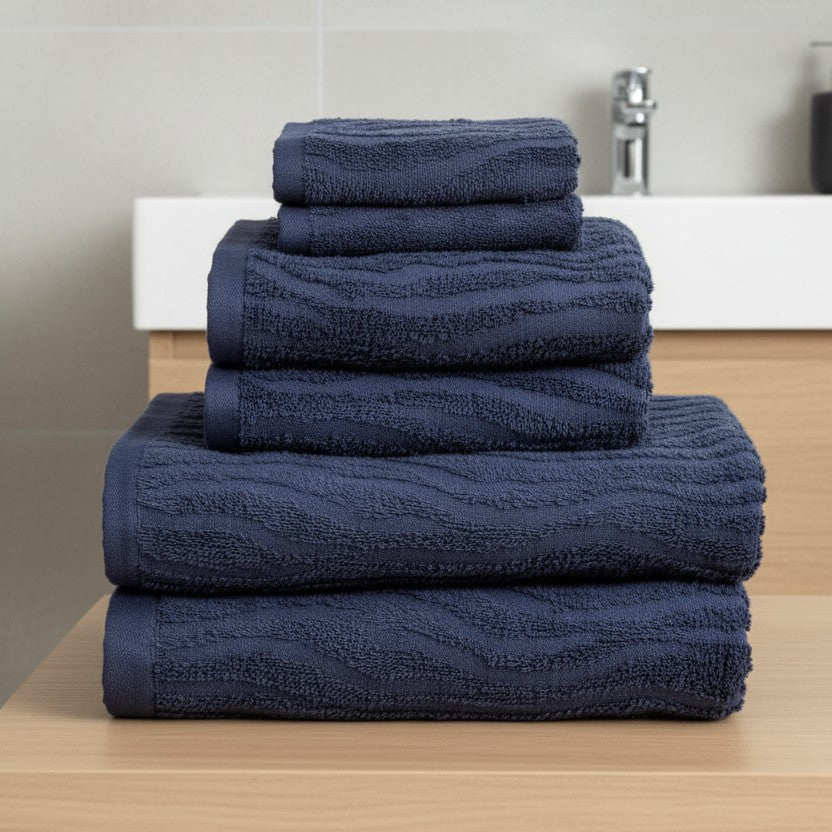 Safari 500gsm Midnight Blue 100% Cotton Towels