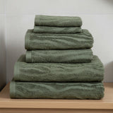 Safari 500gsm Cotton Towels - Forest Green