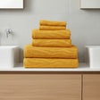 Safari 500gsm Cotton Towels - Mustard Yellow