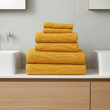 Safari 500gsm Cotton Towels - Mustard Yellow