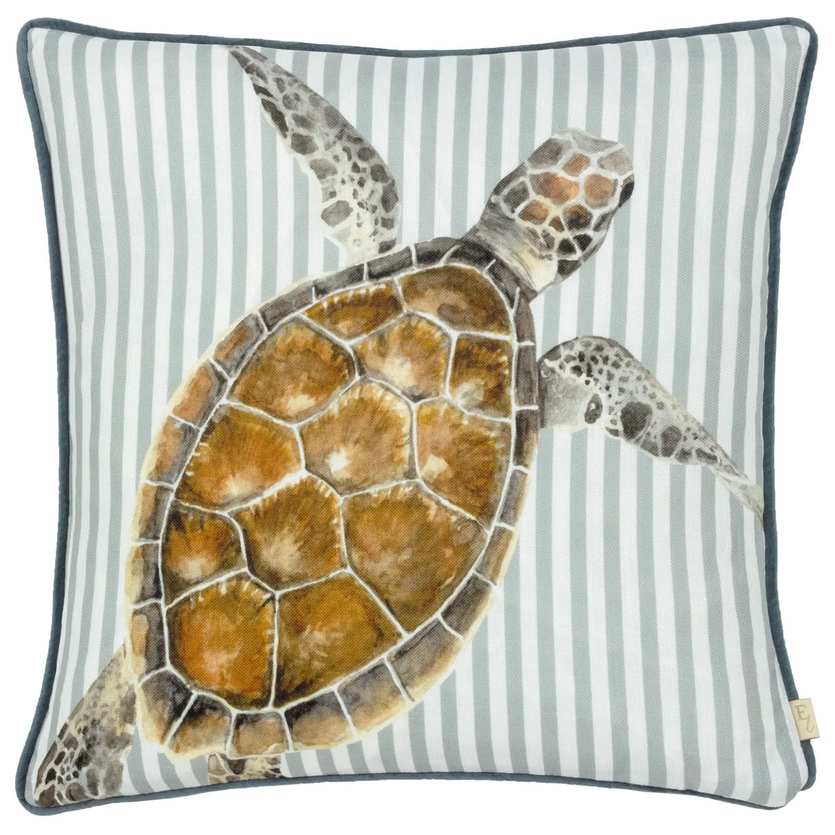Salcombe Turtle Piped Cushion Cover Multicolour 43 x 43cm - image 2