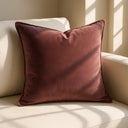 Sandhurst Velvet Cushion Cover and Filled Cushion 18" x 18" (45cm x 45cm) by Sundour