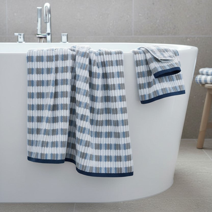 Santa Cruz 500gsm Blue 100% Cotton Towels