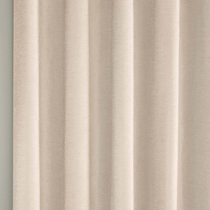 Savoy Chenille Blackout Eyelet Door Curtain Cream - Ideal
