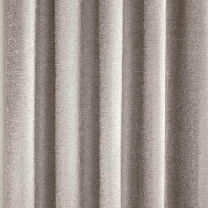 Savoy Chenille Blackout Eyelet Door Curtain Grey - Ideal