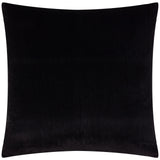 Savoy Stripe Velvet Cushion Cover Black 50 x 50cm - image 3