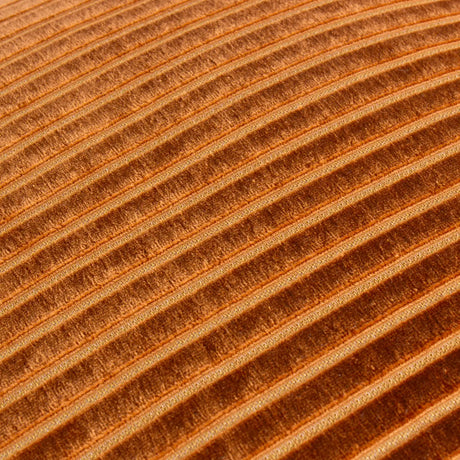 Savoy Stripe Velvet Cushion Cover Brick 50 x 50cm - image 5