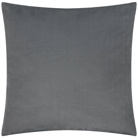 Savoy Stripe Velvet Cushion Cover Charcoal 50 x 50cm - image 3