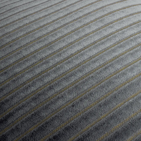 Savoy Stripe Velvet Cushion Cover Charcoal 50 x 50cm - image 5
