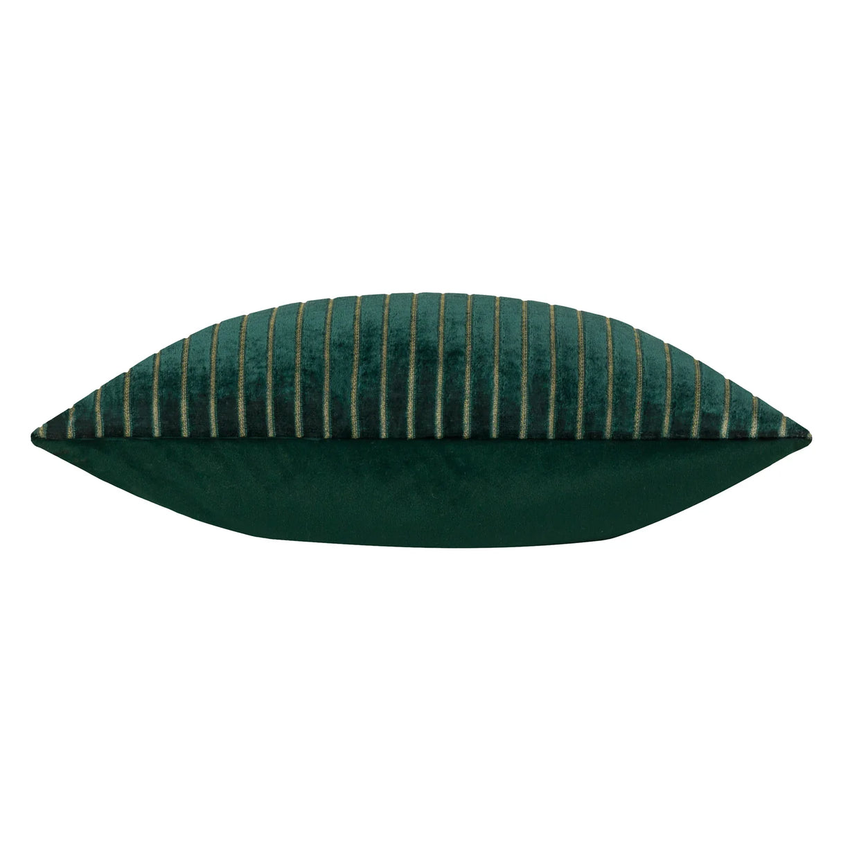 Savoy Stripe Velvet Cushion Cover Emerald 50 x 50cm - image 4