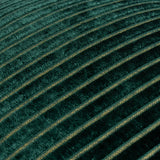 Savoy Stripe Velvet Cushion Cover Emerald 50 x 50cm - image 5