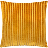 Savoy Stripe Velvet Cushion Cover Gold 50 x 50cm - image 2