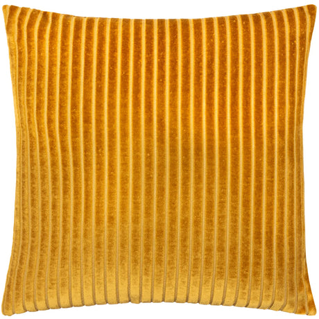 Savoy Stripe Velvet Cushion Cover Gold 50 x 50cm - image 2