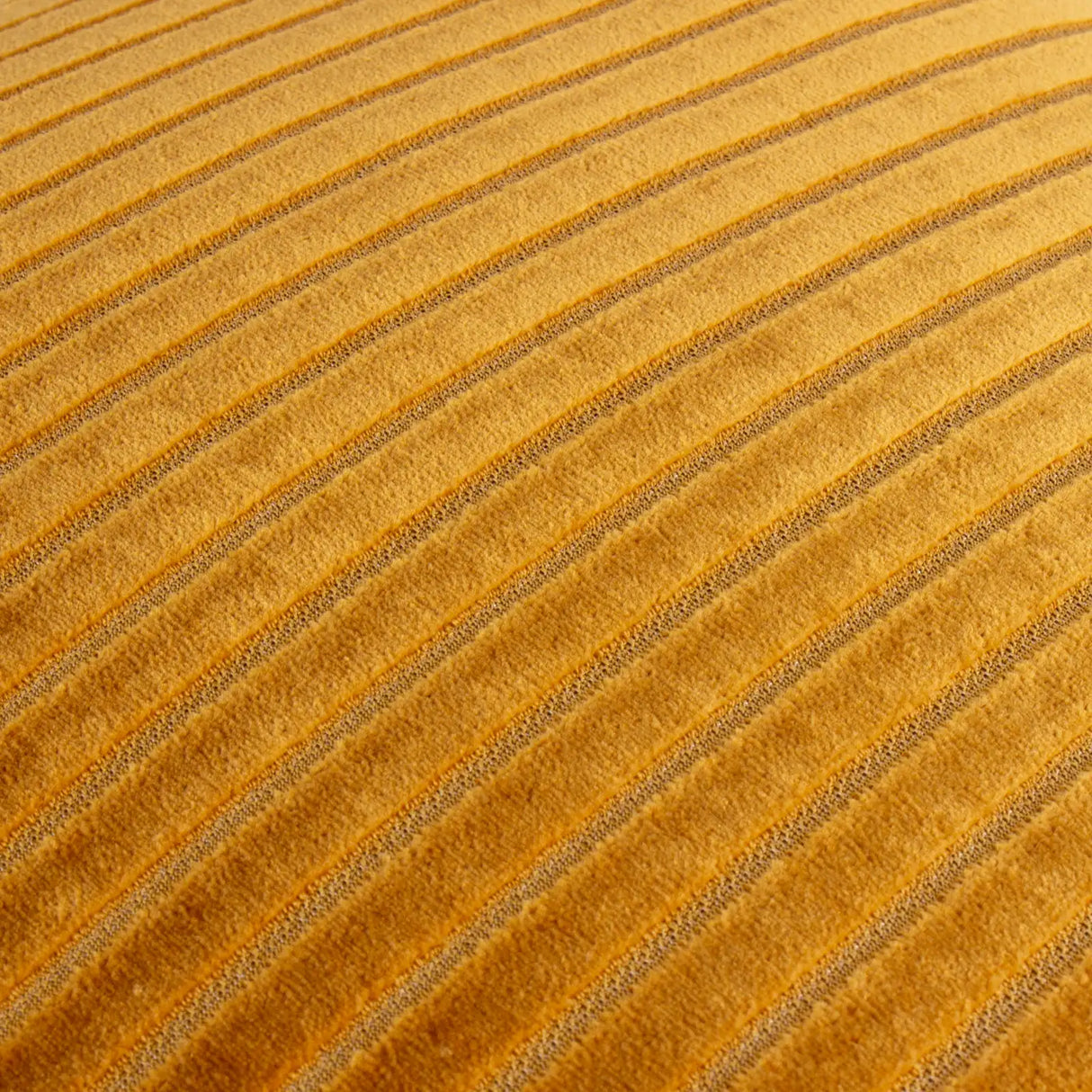 Savoy Stripe Velvet Cushion Cover Gold 50 x 50cm - image 5