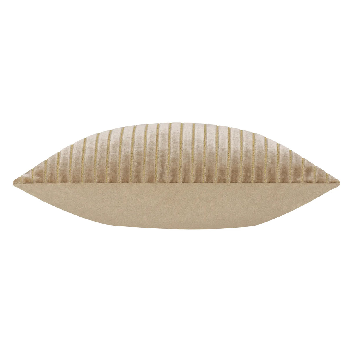Savoy Stripe Velvet Cushion Cover Mink 50 x 50cm - image 4