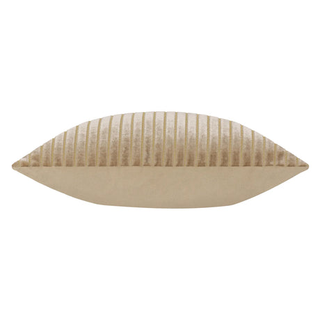 Savoy Stripe Velvet Cushion Cover Mink 50 x 50cm - image 4