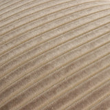 Savoy Stripe Velvet Cushion Cover Mink 50 x 50cm - image 5