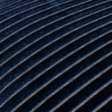 Savoy Stripe Velvet Cushion Cover Navy 50 x 50cm - image 5