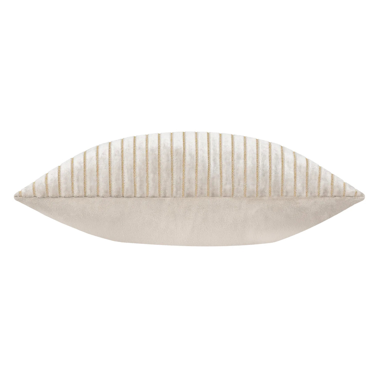 Savoy Stripe Velvet Cushion Cover Oyster 50 x 50cm - image 4