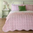 Scallop Quilted Bedspread Pink - image 1