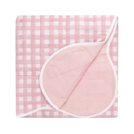 Scallop Quilted Bedspread Pink - image 2