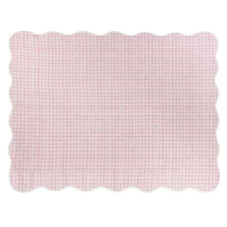 Scallop Quilted Bedspread Pink - image 3