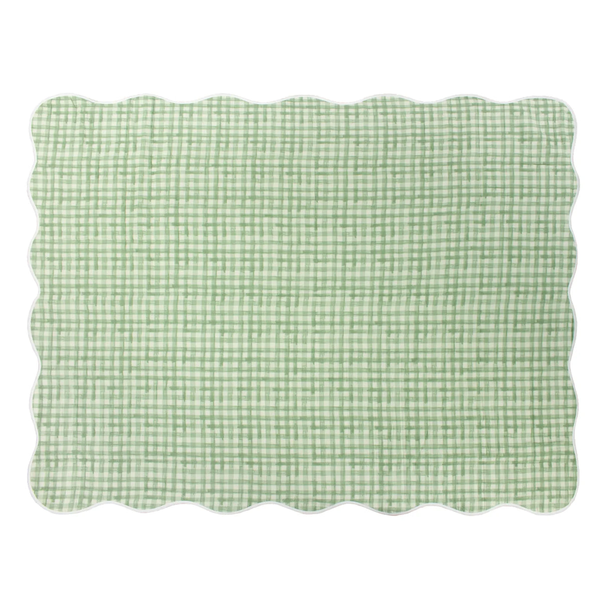 Scallop Quilted Bedspread Sage - image 3