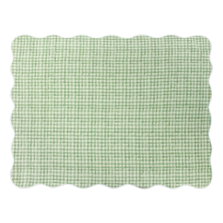 Scallop Quilted Bedspread Sage - image 3