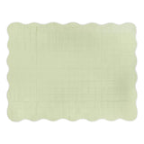 Scallop Quilted Bedspread Sage - image 4