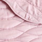 Catherine Lansfield Scallop Waves Quilted 240x260cm Bedspread Pink