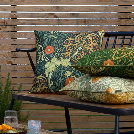Seaweed Outdoor Blue Cushion Cover 50cm x 50cm - additional product view 6