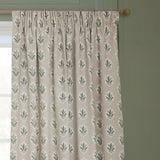 Sessile Leaf Flax Pencil Pleat Curtains - additional product view 2