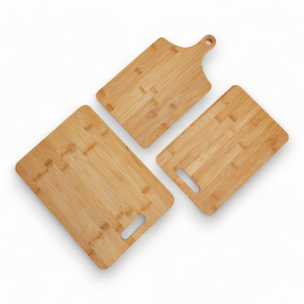 Set of 3 Handled Chopping Boards - Ideal