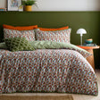 Appletree Style Star Geo 100% Cotton Geometric Duvet Cover Set Natural