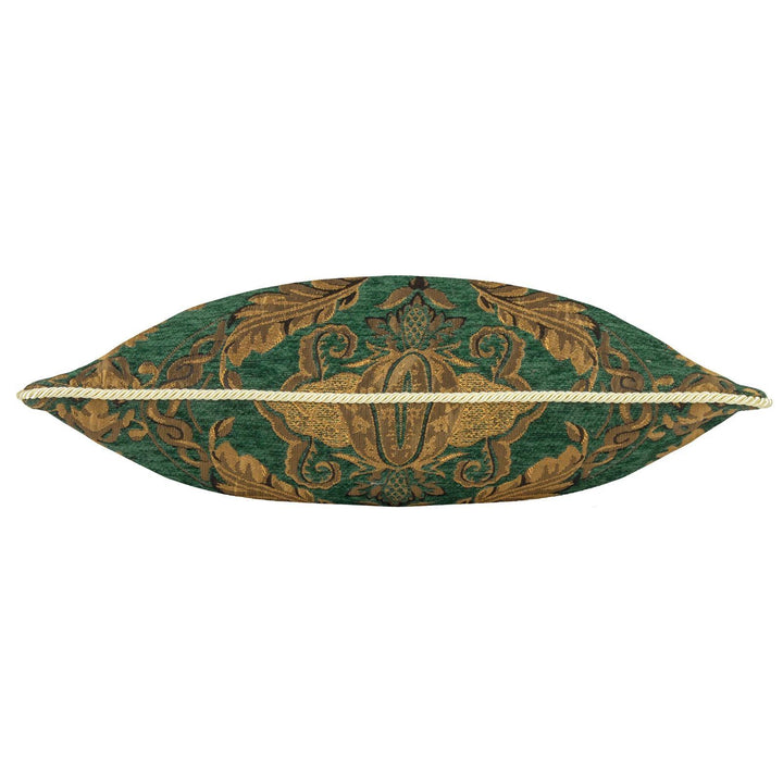 Shiraz Emerald Traditional Jacquard Cushion Cover 18" x 18" - Ideal