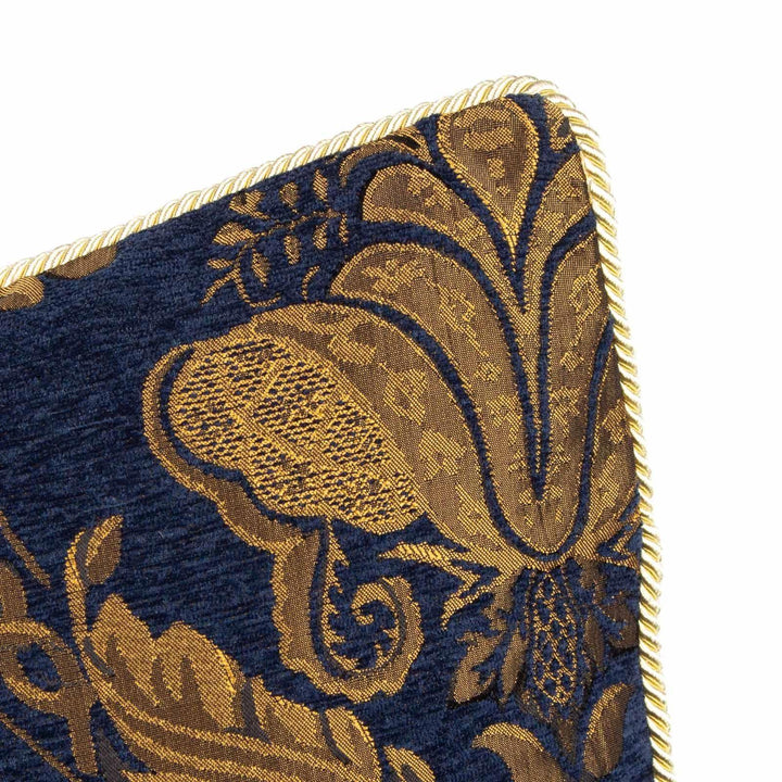 Shiraz Navy Traditional Jacquard Large Cushion Cover - Ideal