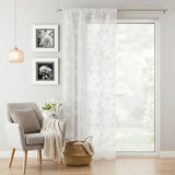 Sienna White Voile Curtains Panel