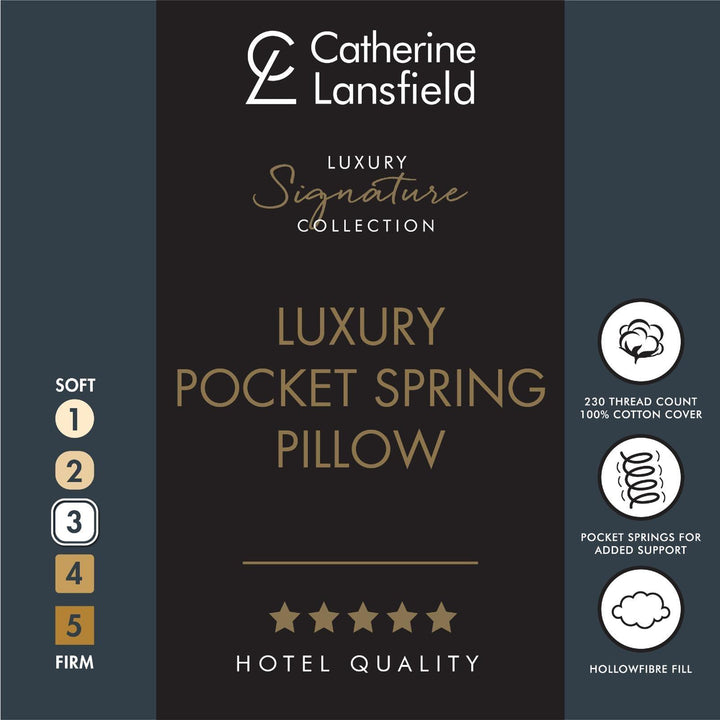 Signature Luxury Pocket Spring Pillow - Ideal