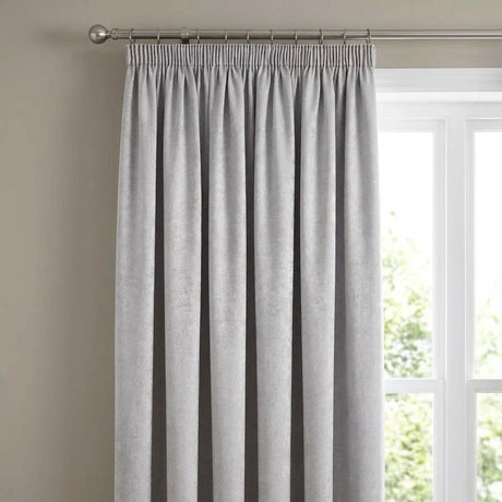 Galaxy Dim Out Woven Thermal Pencil Pleat Curtains 17
