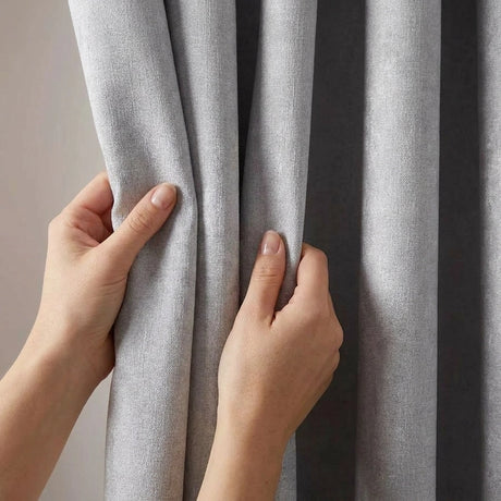 Galaxy Dim Out Woven Thermal Pencil Pleat Curtains 18
