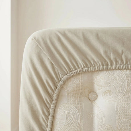 200 Thread Count Cotton 35cm Extra Deep Fitted Sheet