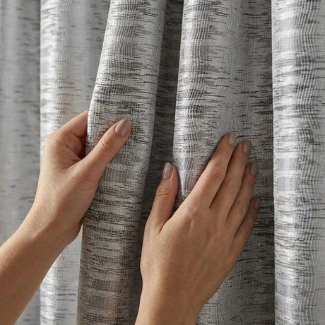 Reflections Jacquard Lined Tape Top Curtains 6
