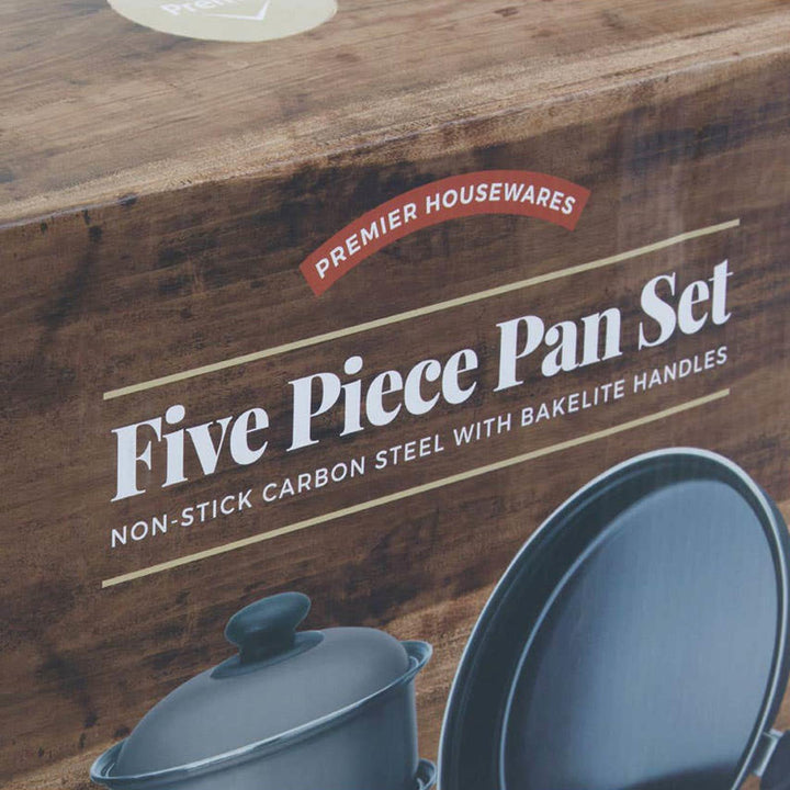 Silver Every Day 5 Piece Pan Set - Ideal